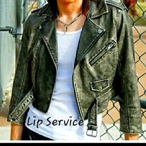 Lip Service Vintage Wash Moto Jacket